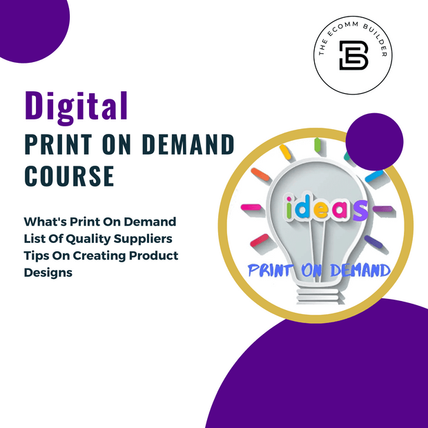 Print on Demand Course