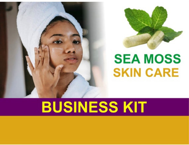 Wholesale Handmade Sea Moss Skin Care Product Business Kit